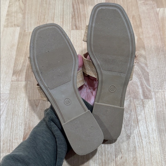 a new day Woven Tan Slide Sandals - Picture 2 of 2